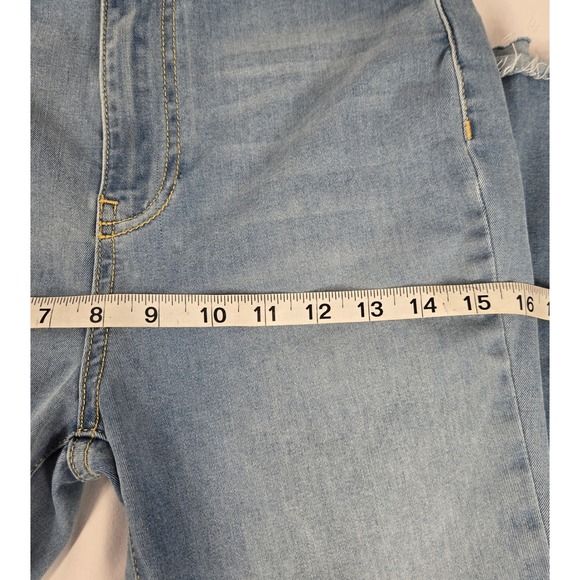 Free People High-waisted super wide-leg flare boho festival chic Jeans Tag 28x33 - Picture 7 of 10